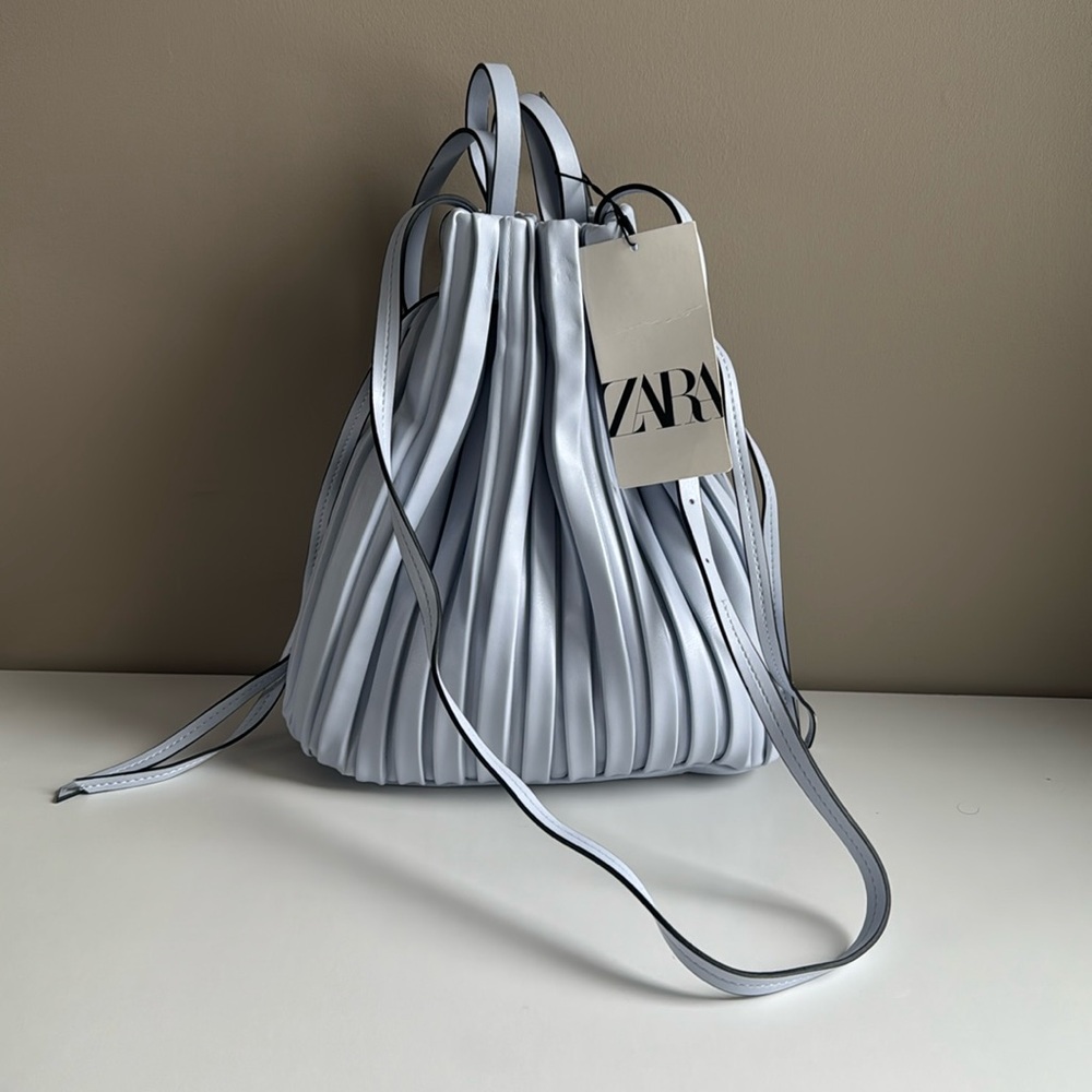 NWT Powder blue Zara hobo crossbody bag